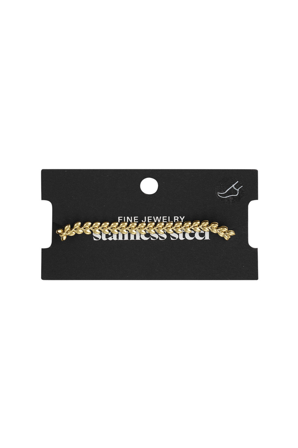 Elegant Stainless Steel Ankle Bracelets - Silver & Gold