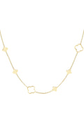 Elegant Stainless Steel Chain Necklace in Silver & Gold