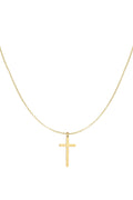 Elegant Stainless Steel Pendant Necklace in Silver & Gold