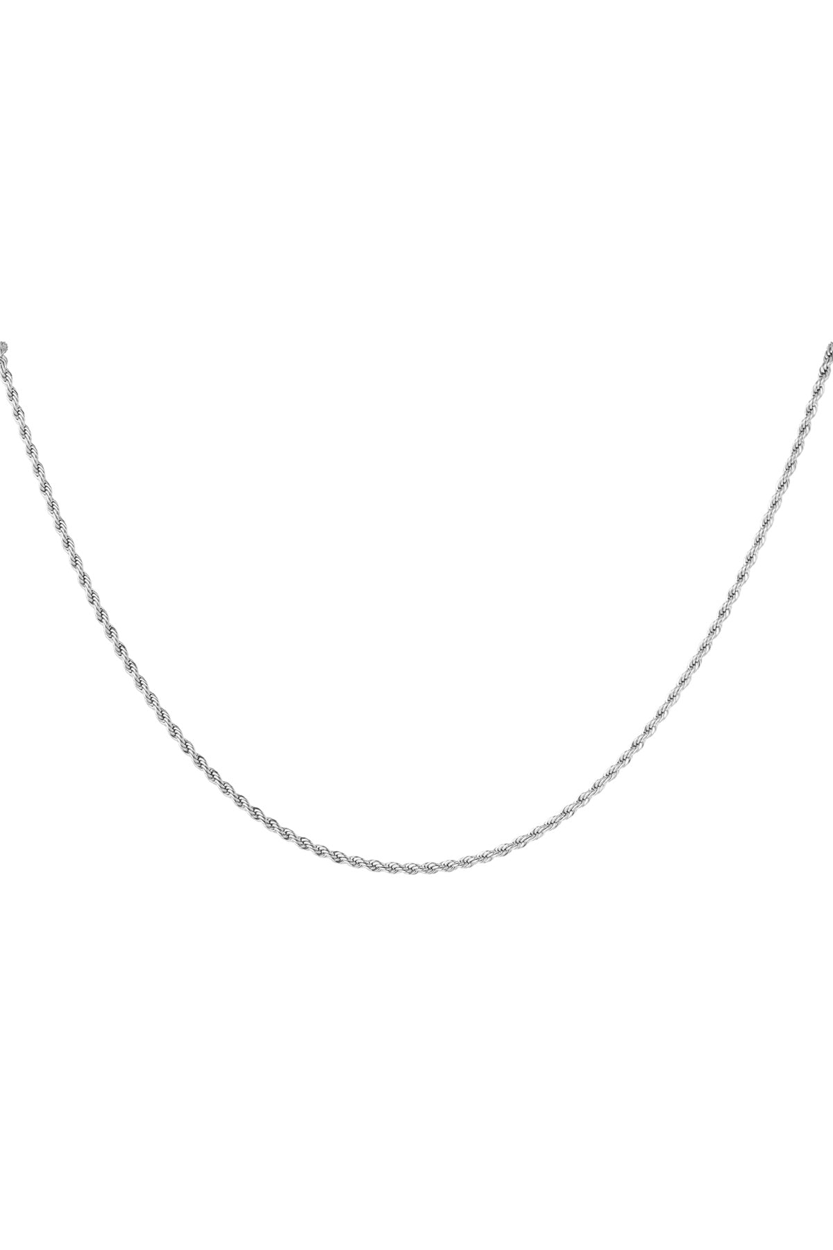 Collar unisex retorcido corto - dorado-2.0MM