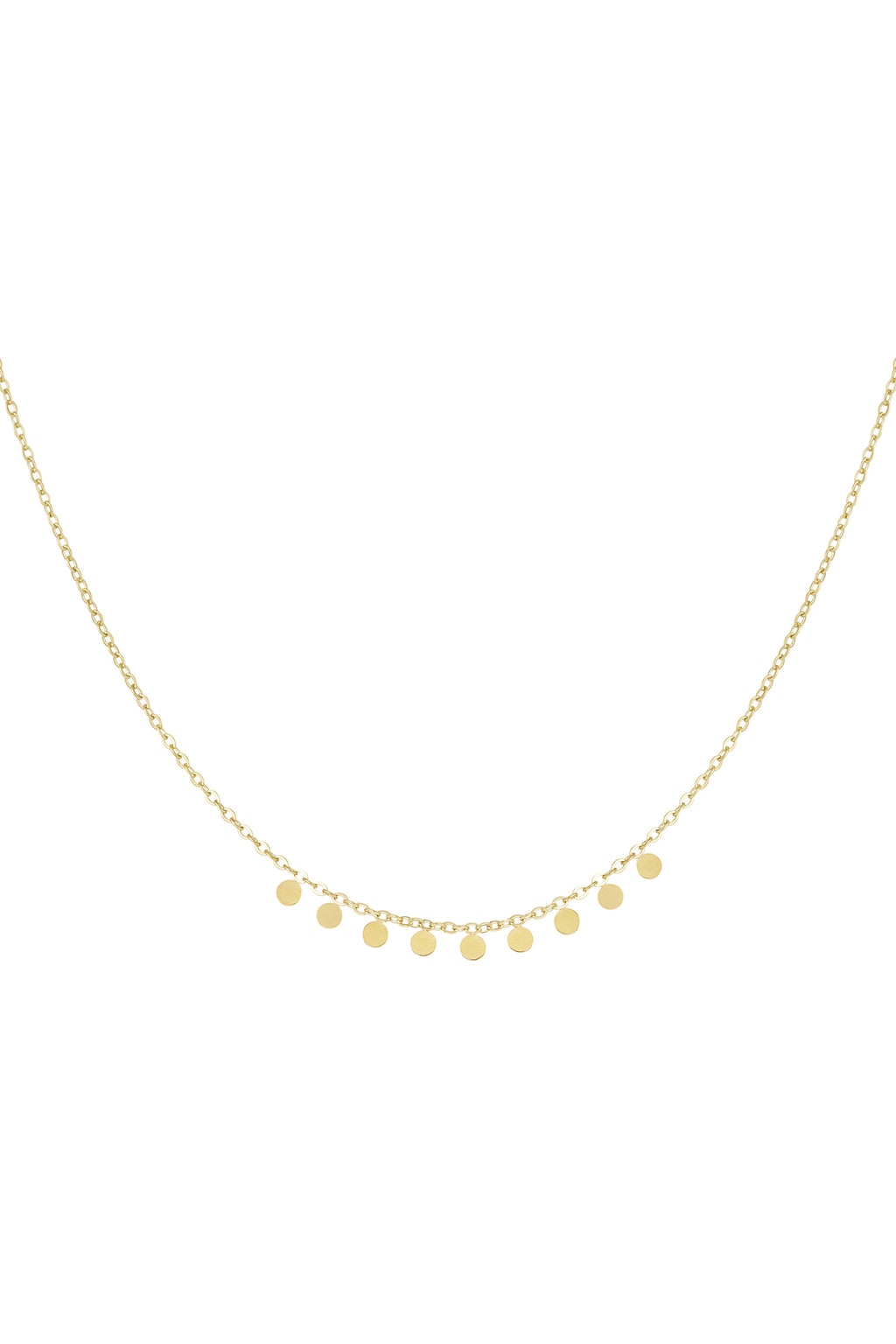 Elegant Stainless Steel Chain Necklace in Silver & Gold
