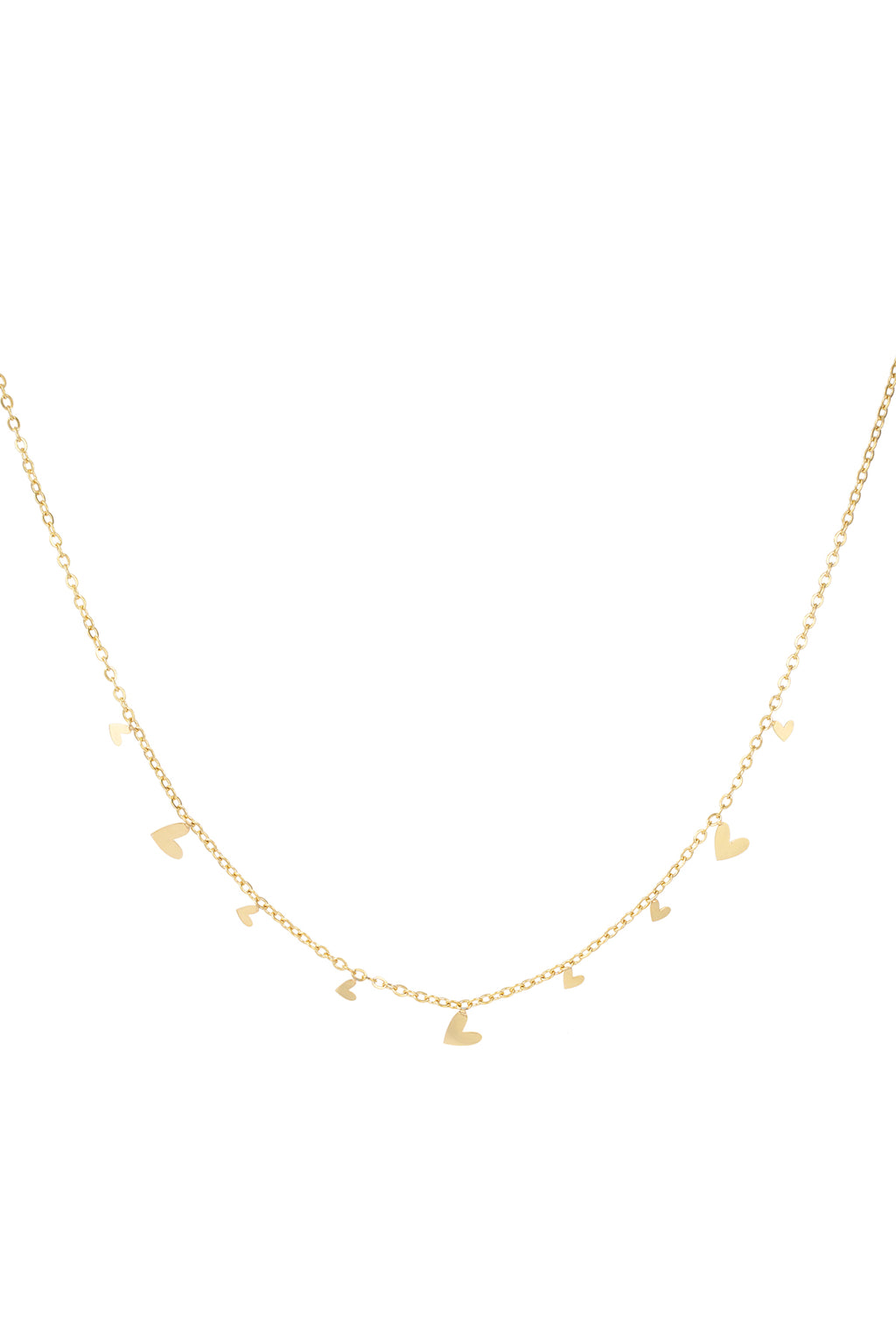 Elegant Stainless Steel Pendant Necklace - Silver & Gold