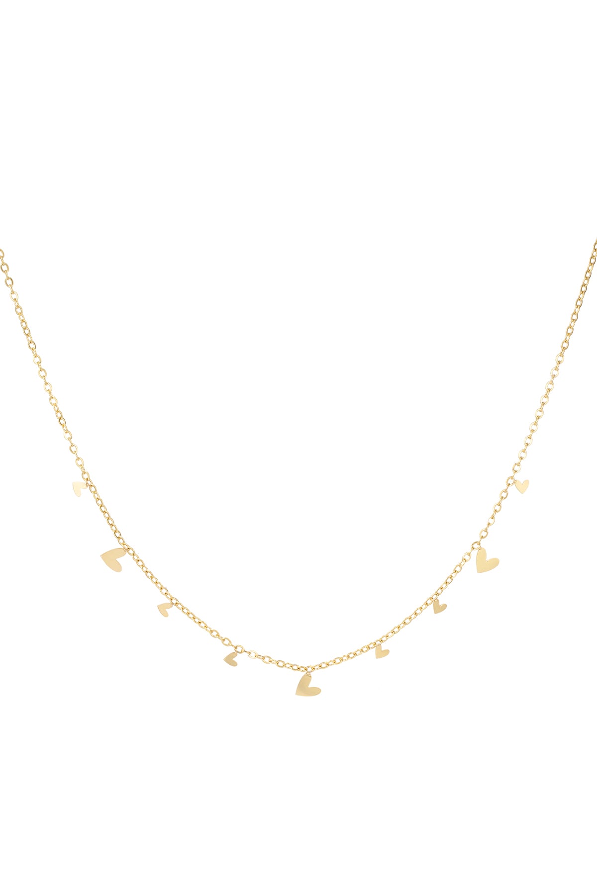 Elegant Stainless Steel Pendant Necklace - Silver & Gold