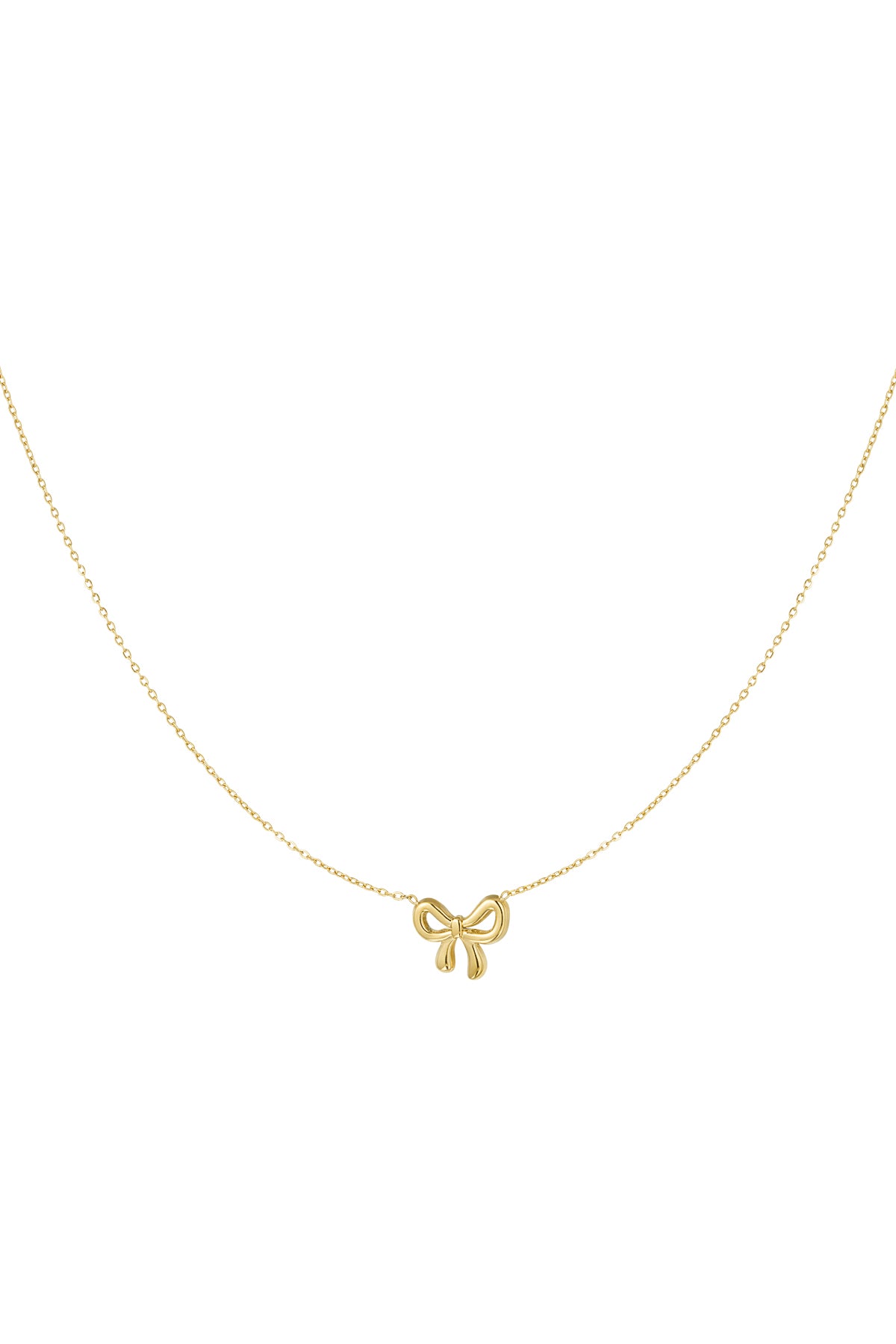 Elegant Stainless Steel Pendant Necklace - Silver & Gold