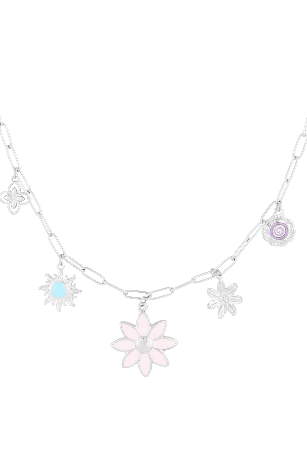 collar con dijes bloom & blink