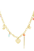 Elegant Flower Heart Pendant Necklace for Women