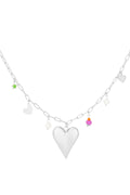 Elegant Heart Pendant Necklace for Spring/Summer
