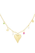 Elegant Heart Pendant Necklace for Spring/Summer