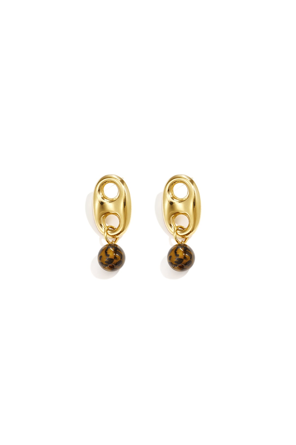 Pendientes colgantes de acero inoxidable con forma geométrica, sencillos para uso diario, de la serie Simple. Joyería para mujer.