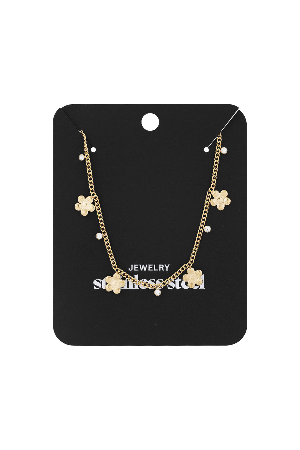collar de flores brillantes