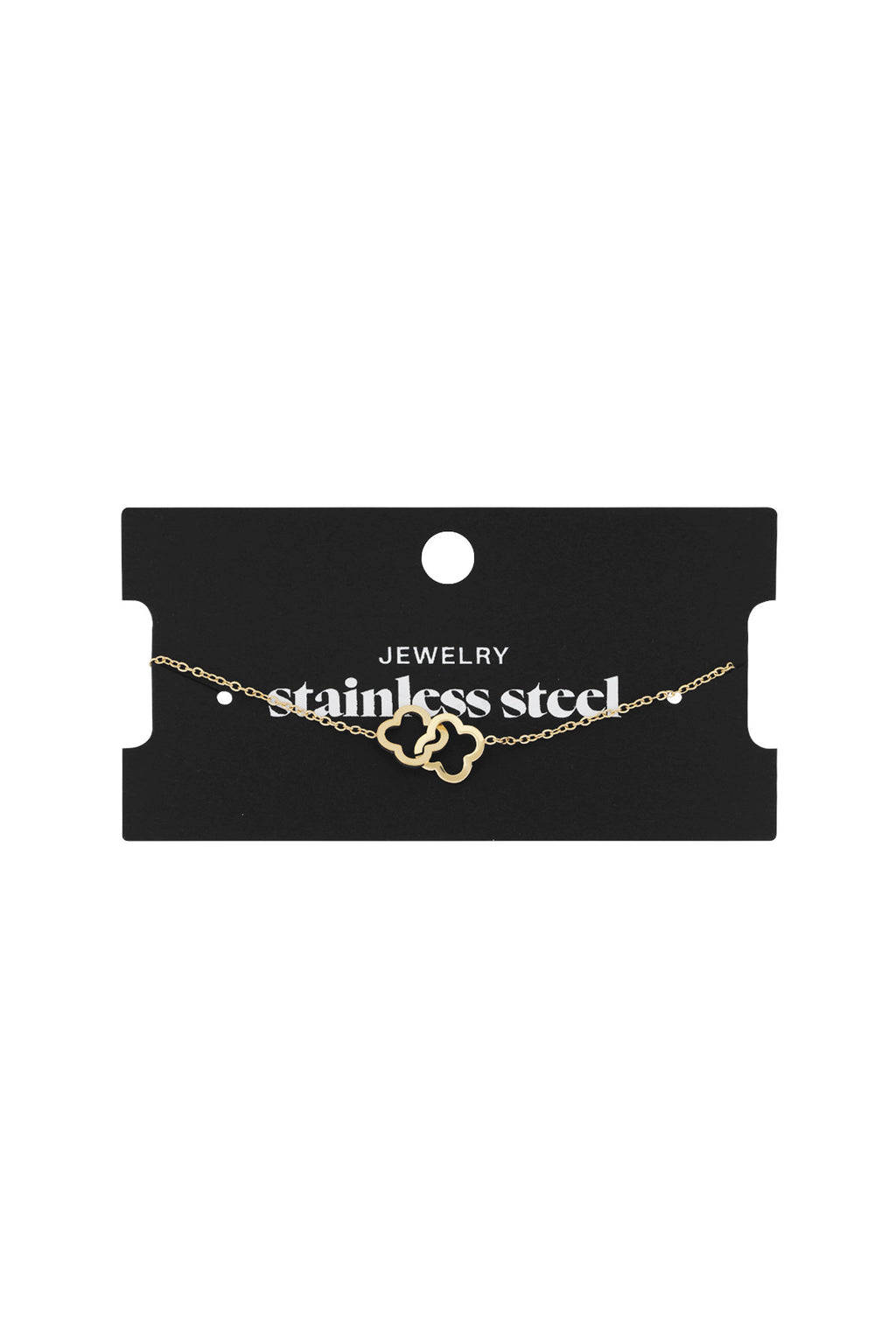 Elegant Stainless Steel Charm Bracelets in Silver & Gold