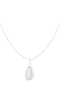 Elegant Stainless Steel Shell Pendant Necklace