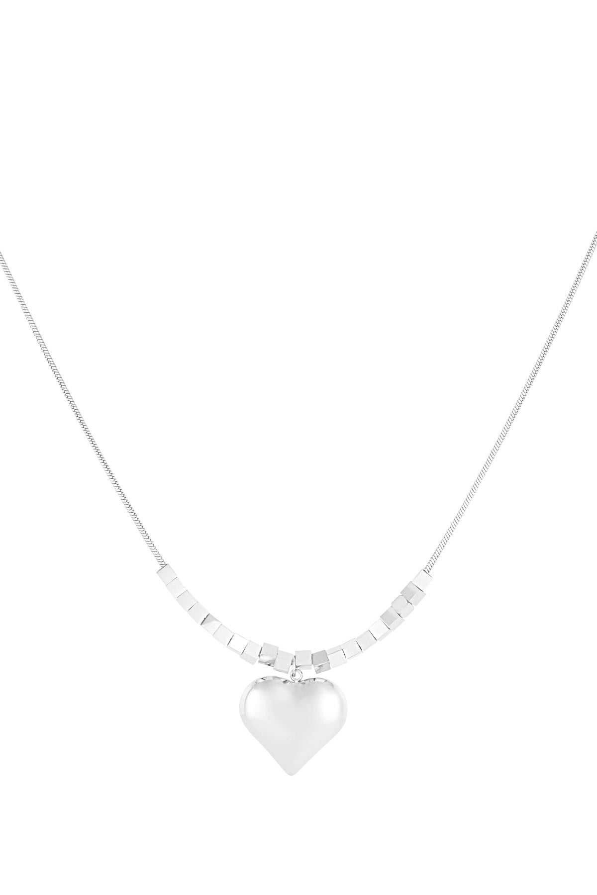 Elegant Heart Pendant Necklace - Simple & Stylish