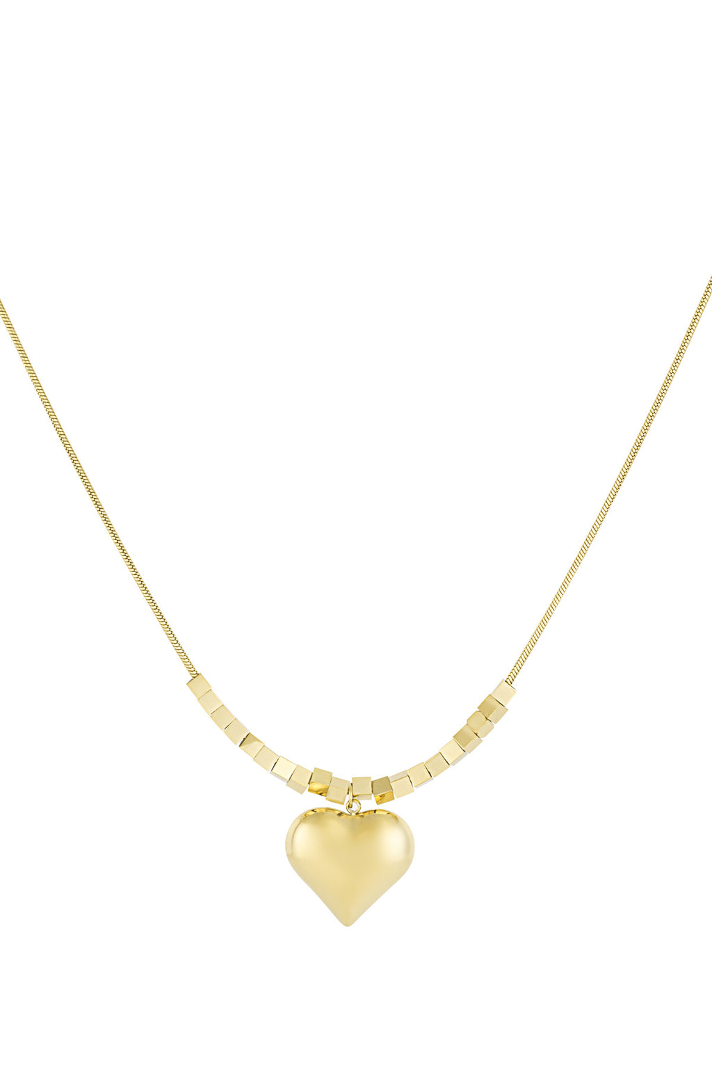 Elegant Heart Pendant Necklace - Simple & Stylish