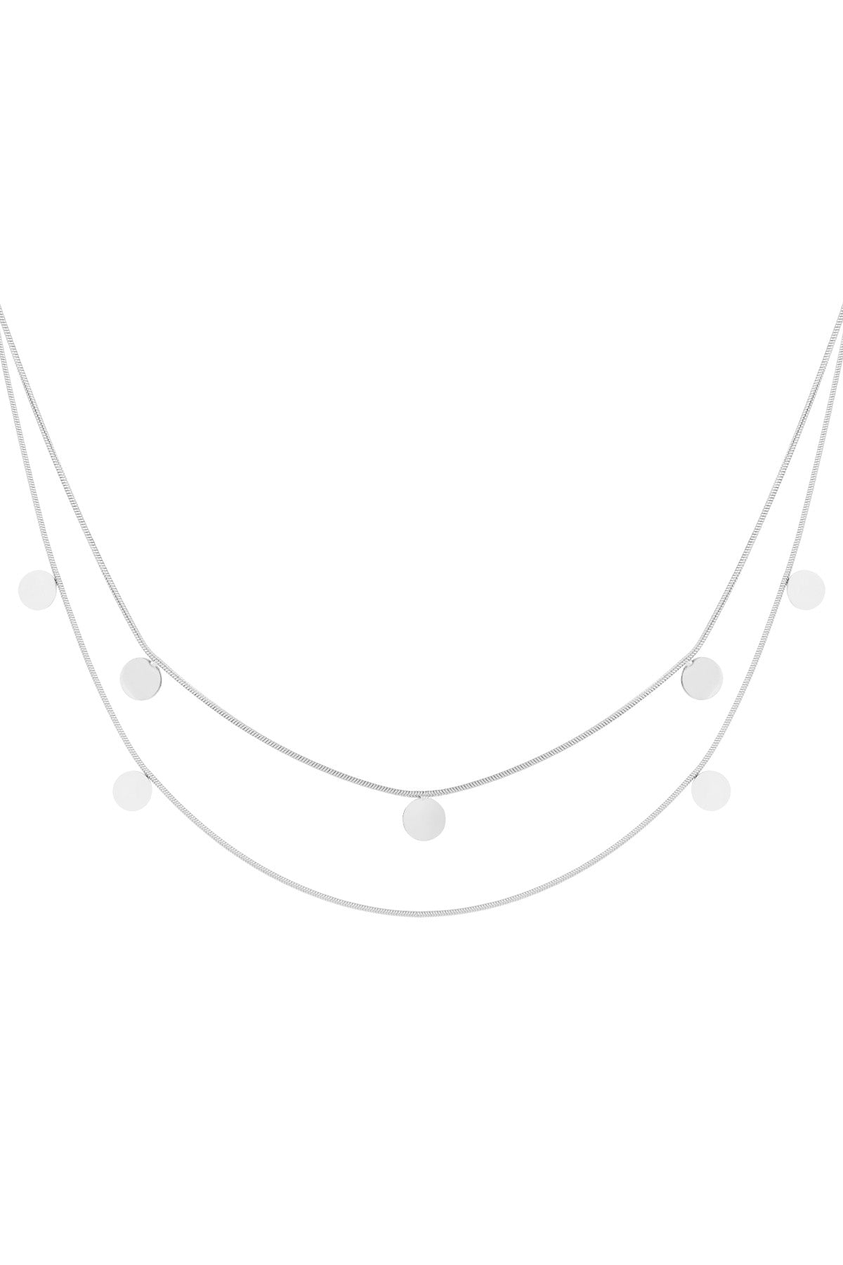 collar doble de monedas