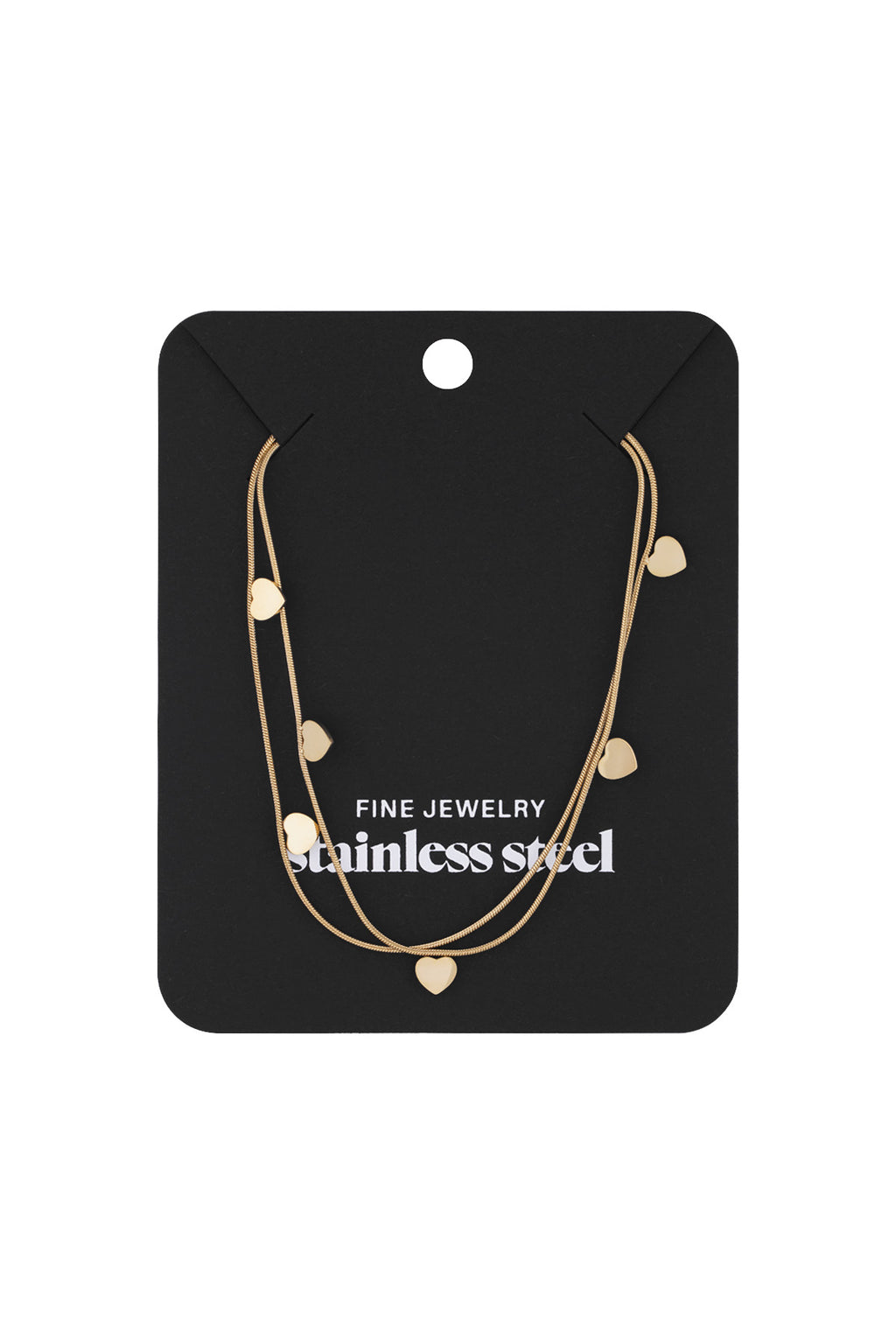 Elegant Multi-Layered Heart Necklace for Everyday Glam