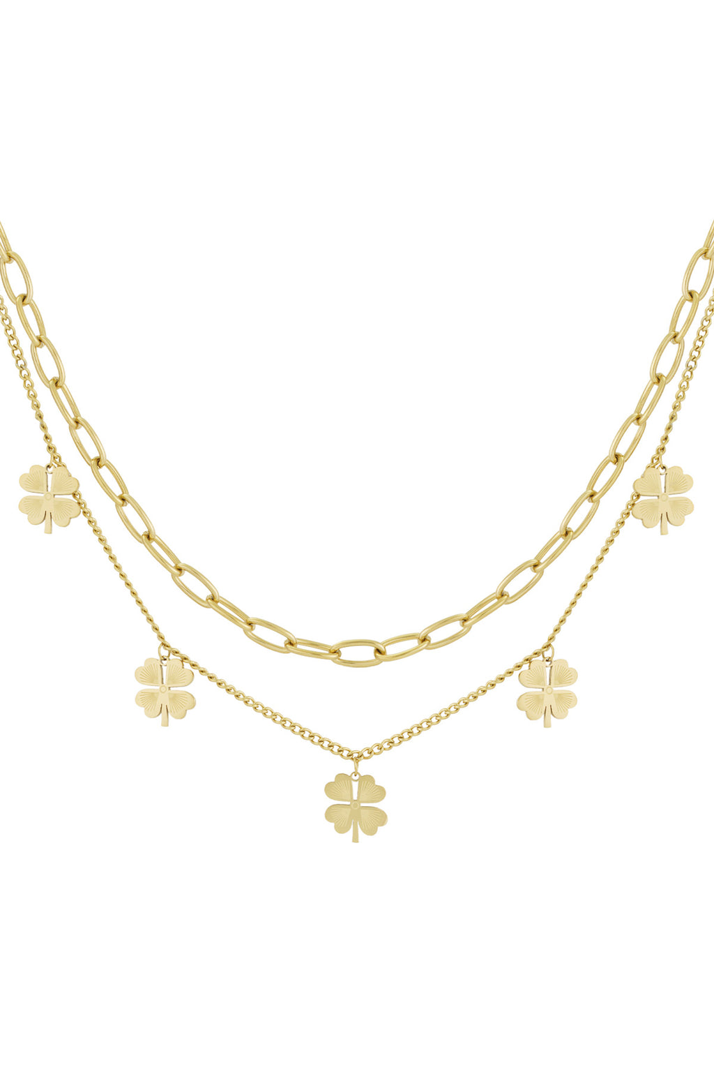 collar de la suerte en capas