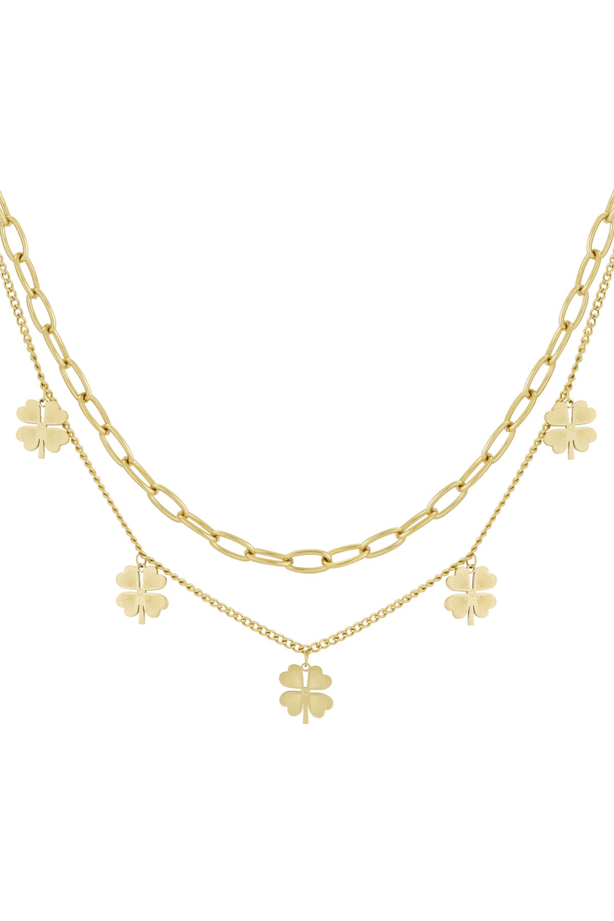 collar de la suerte en capas