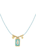 Elegant Blue Braided Necklace for Spring/Summer