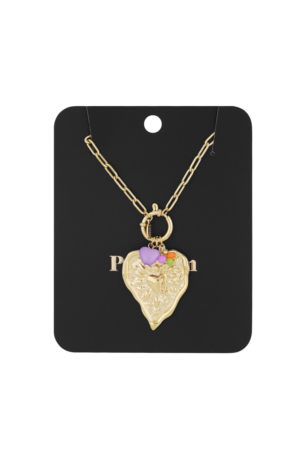 Elegant Gold Heart Pendant Necklace for Women
