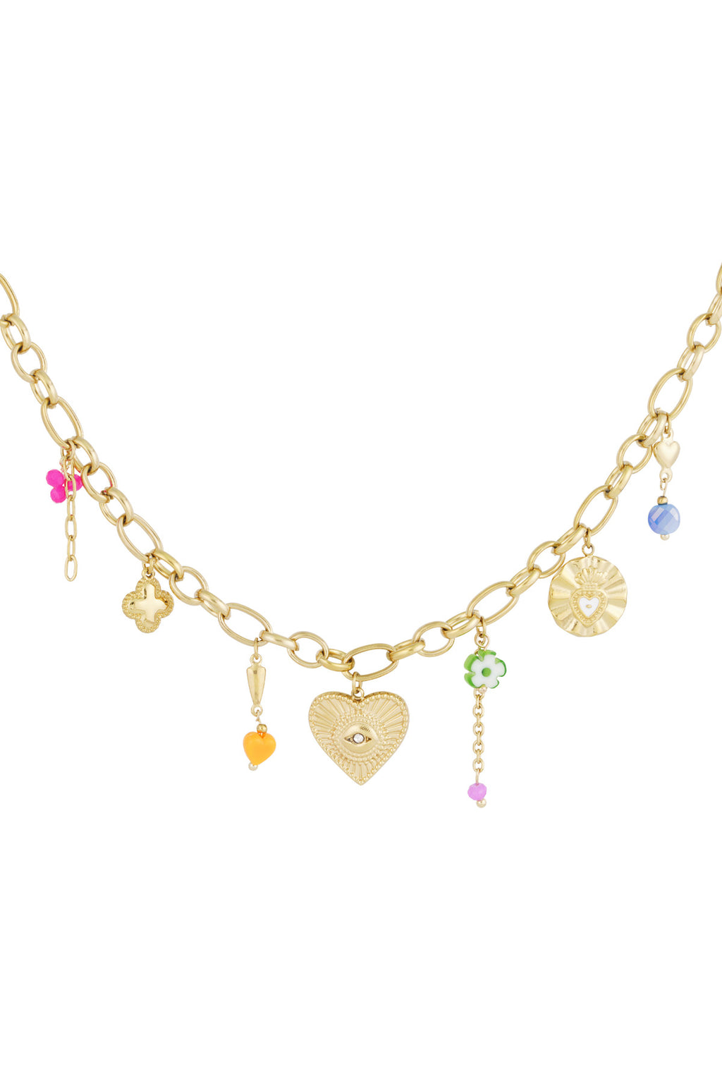 Elegant Gold Heart Pendant Necklace for Everyday Wear