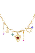 Elegant Gold Heart Pendant Necklace for Women