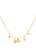 Elegant Gold Plated Animal Pendant Necklace for Women