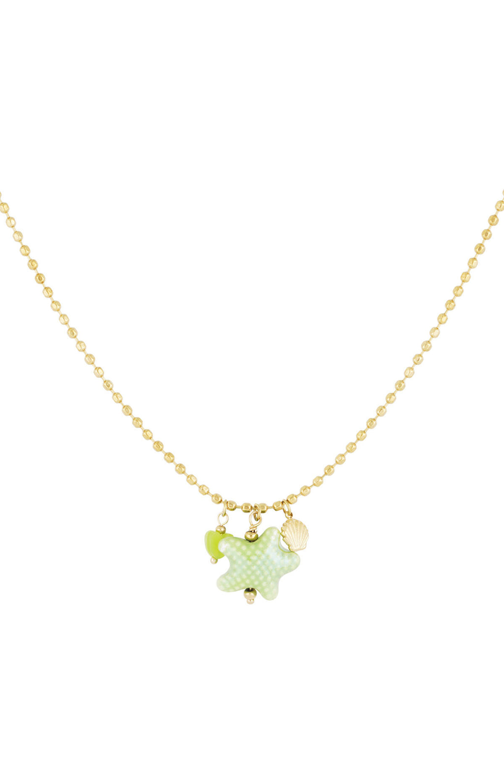 Elegant Green Oceanic Style Pendant Necklace
