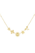 Elegant Sun Pendant Necklace for Spring/Summer