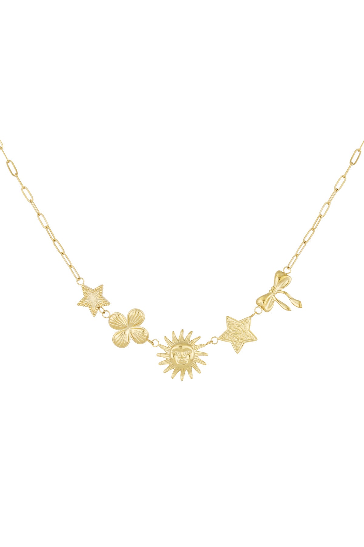 Elegant Sun Pendant Necklace for Spring/Summer