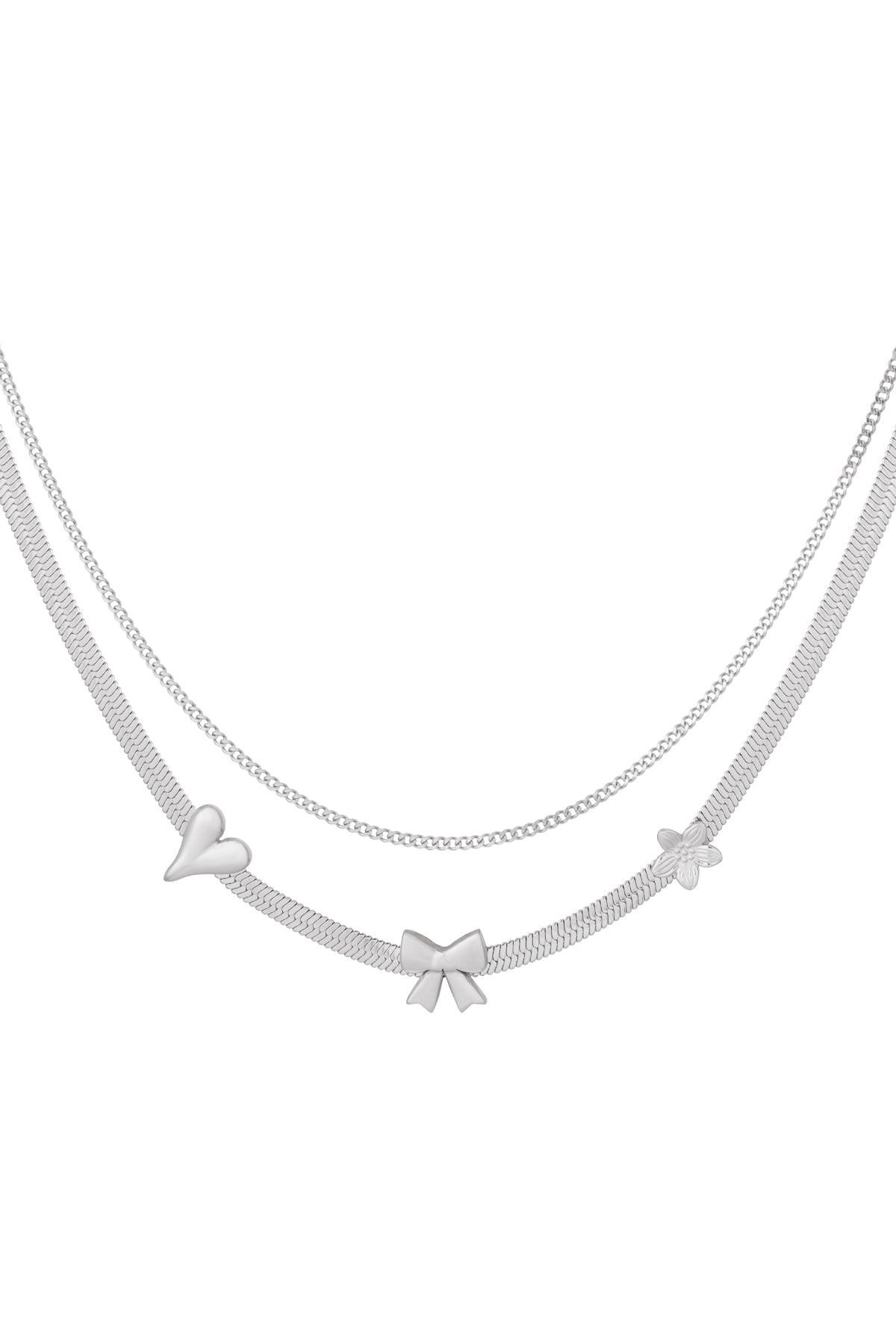 Elegant Multi-Layered Heart Necklace for Everyday Glam