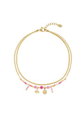 Elegant 14K Gold Plated Anklet for Summer