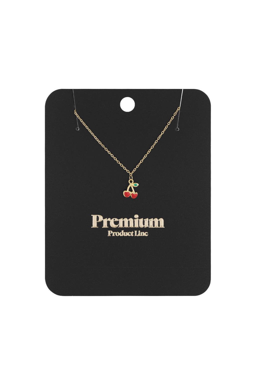 Elegant Gold Color Fruit Pendant Necklace for Spring/Summer
