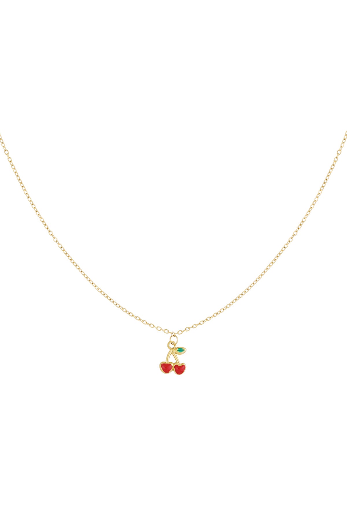 Elegant Gold Color Fruit Pendant Necklace for Spring/Summer