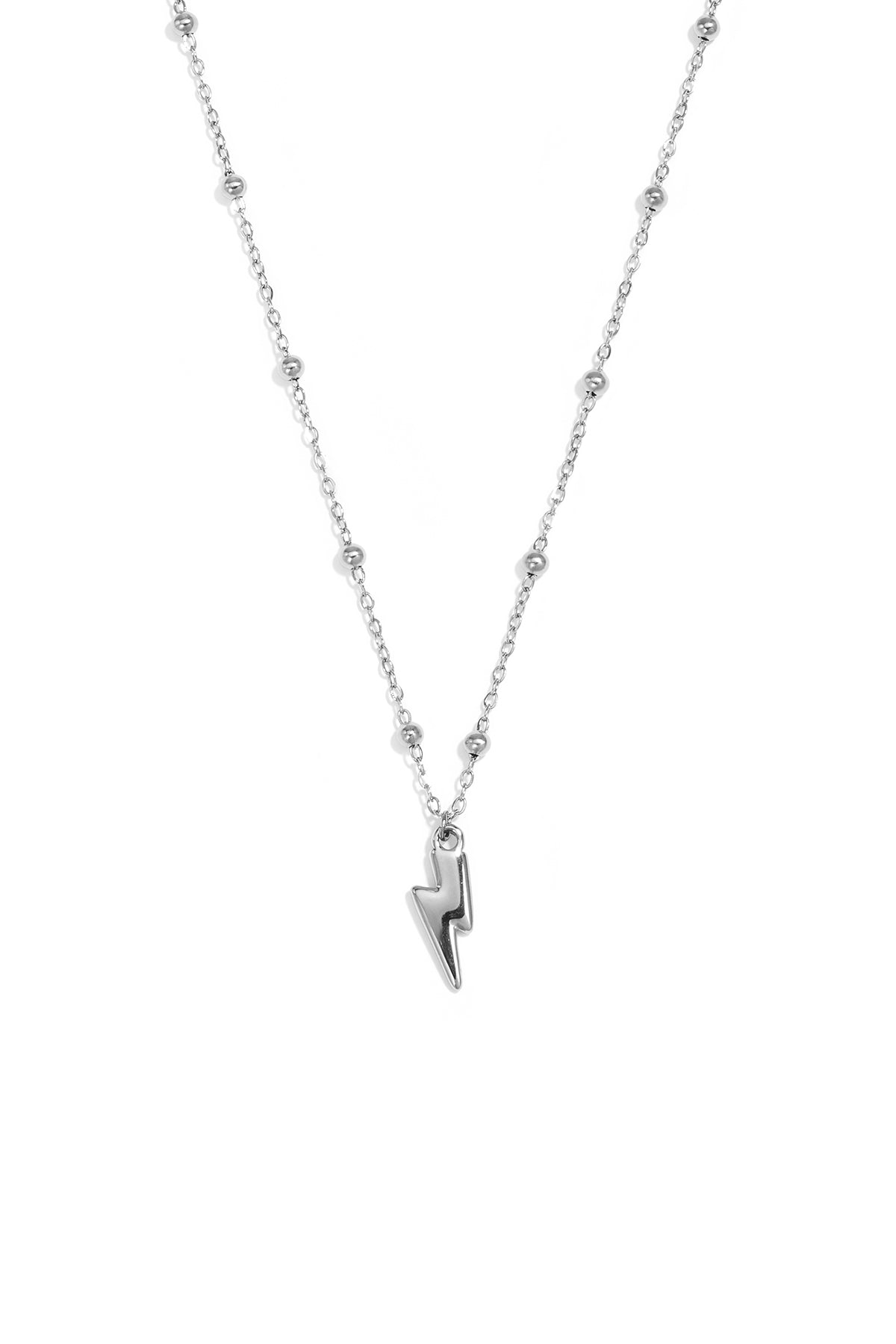 Collares con colgante de acero inoxidable de forma irregular, estilo casual y sencillo para uso diario, joyería para mujer.