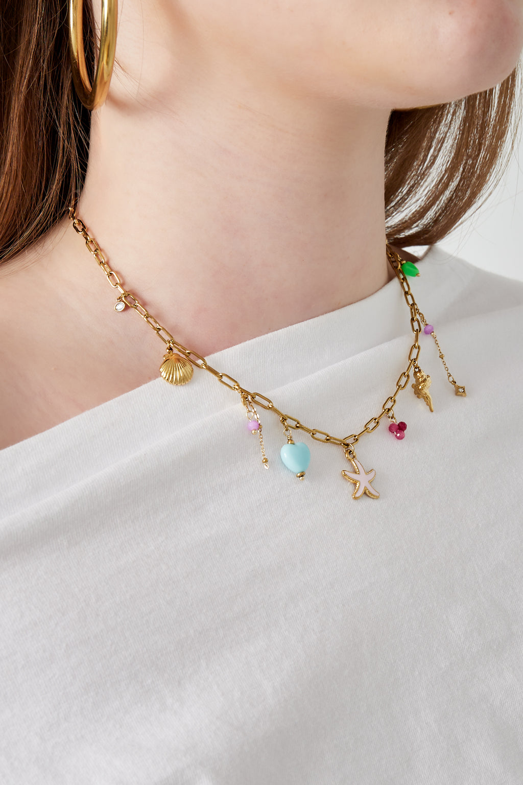 Elegant Gold Plated Pendant Necklace for Women