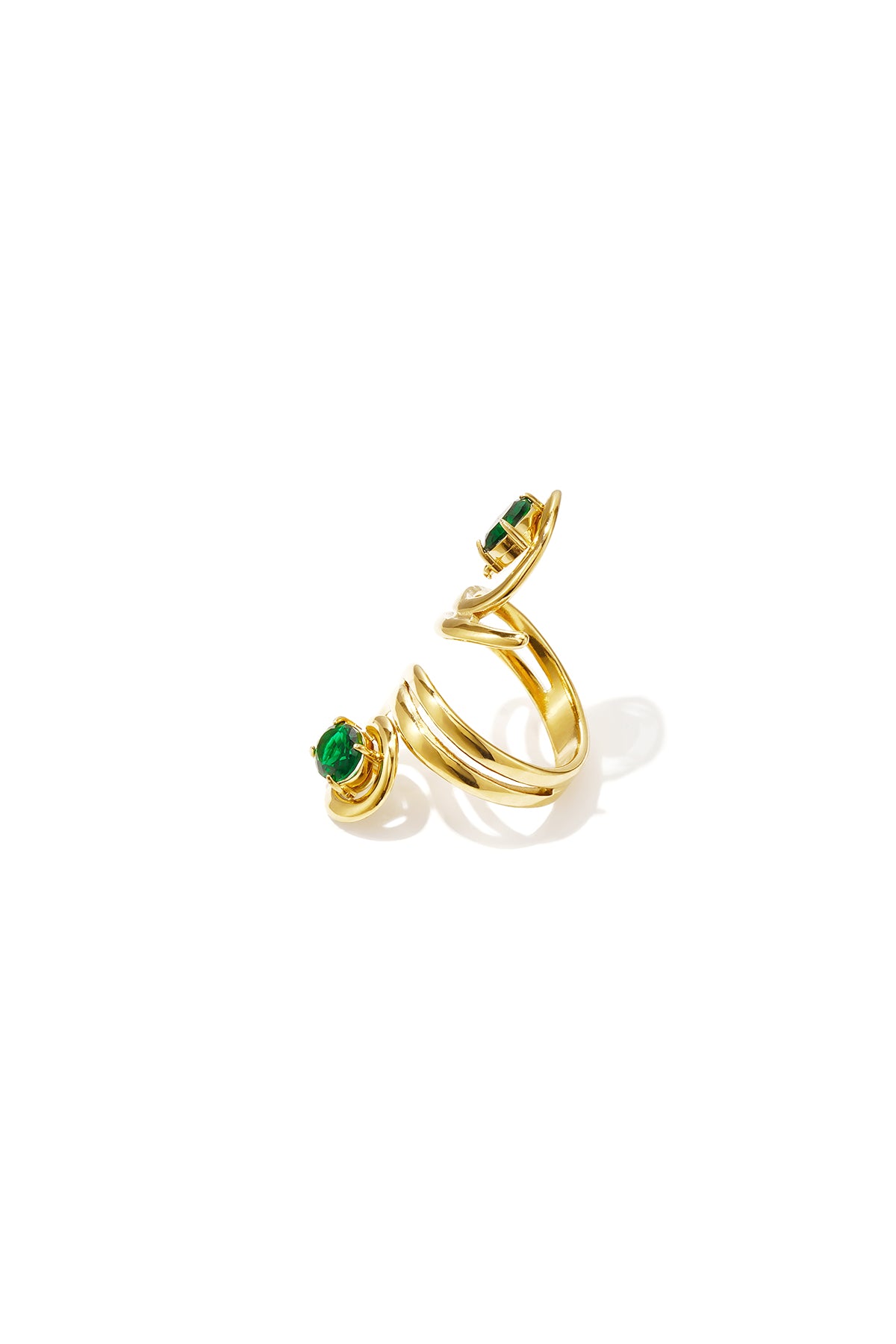 Anillos llamativos de acero inoxidable con forma irregular, sencillos para uso diario, de la serie Simple. Joyería para mujer.