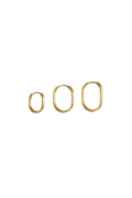 Conjunto de pendientes de acero inoxidable con forma geométrica, sencillos, de la serie Daily Simple, joyería para mujer.
