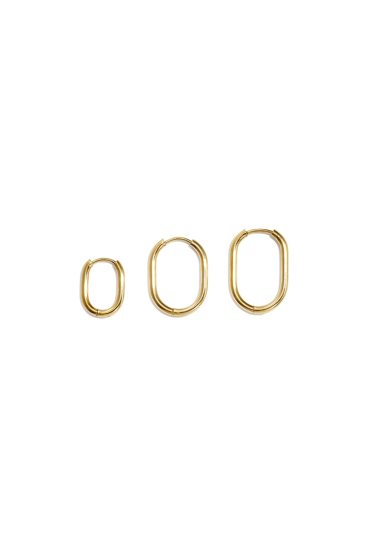 Conjunto de pendientes de acero inoxidable con forma geométrica, sencillos, de la serie Daily Simple, joyería para mujer.