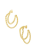 Stylish Stainless Steel Hoop Earrings for Women