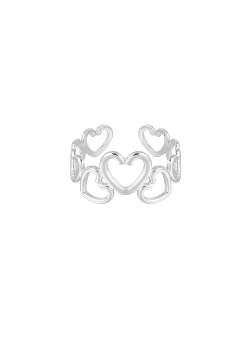 anillo corazones