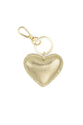 Chic Heart-Shaped PU Leather Keychain for Everyday Style