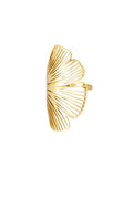 Elegant Adjustable Statement Ring, Silver & Gold