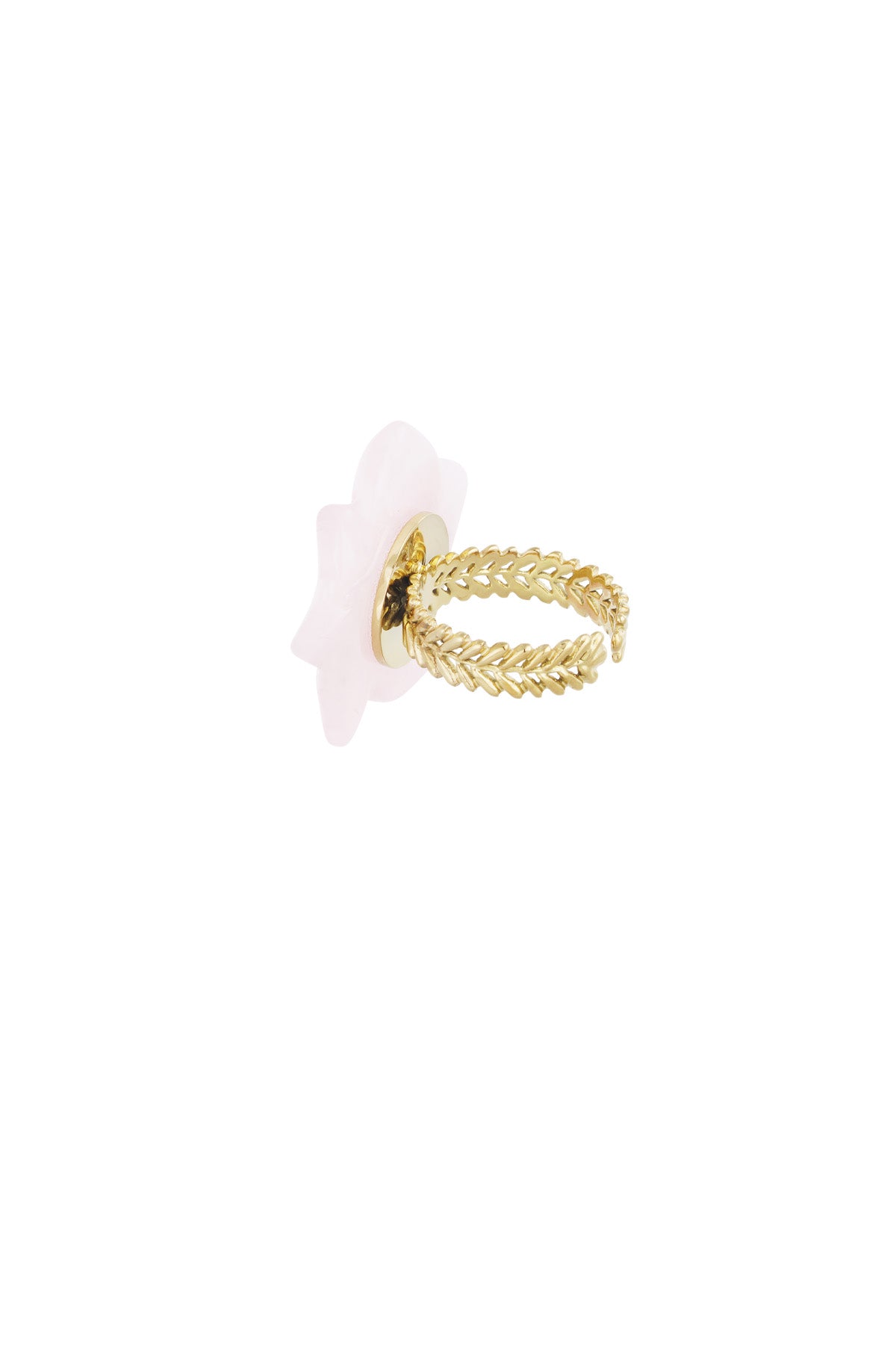 anillo de felicidad floral