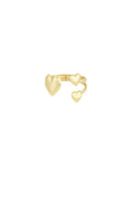 Elegant Statement Ring in Silver & Gold