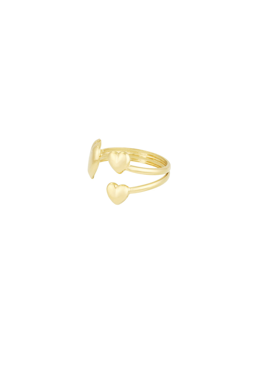 Elegant Statement Ring in Silver & Gold