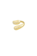 Elegant Minimalist Ring in Silver and Gold