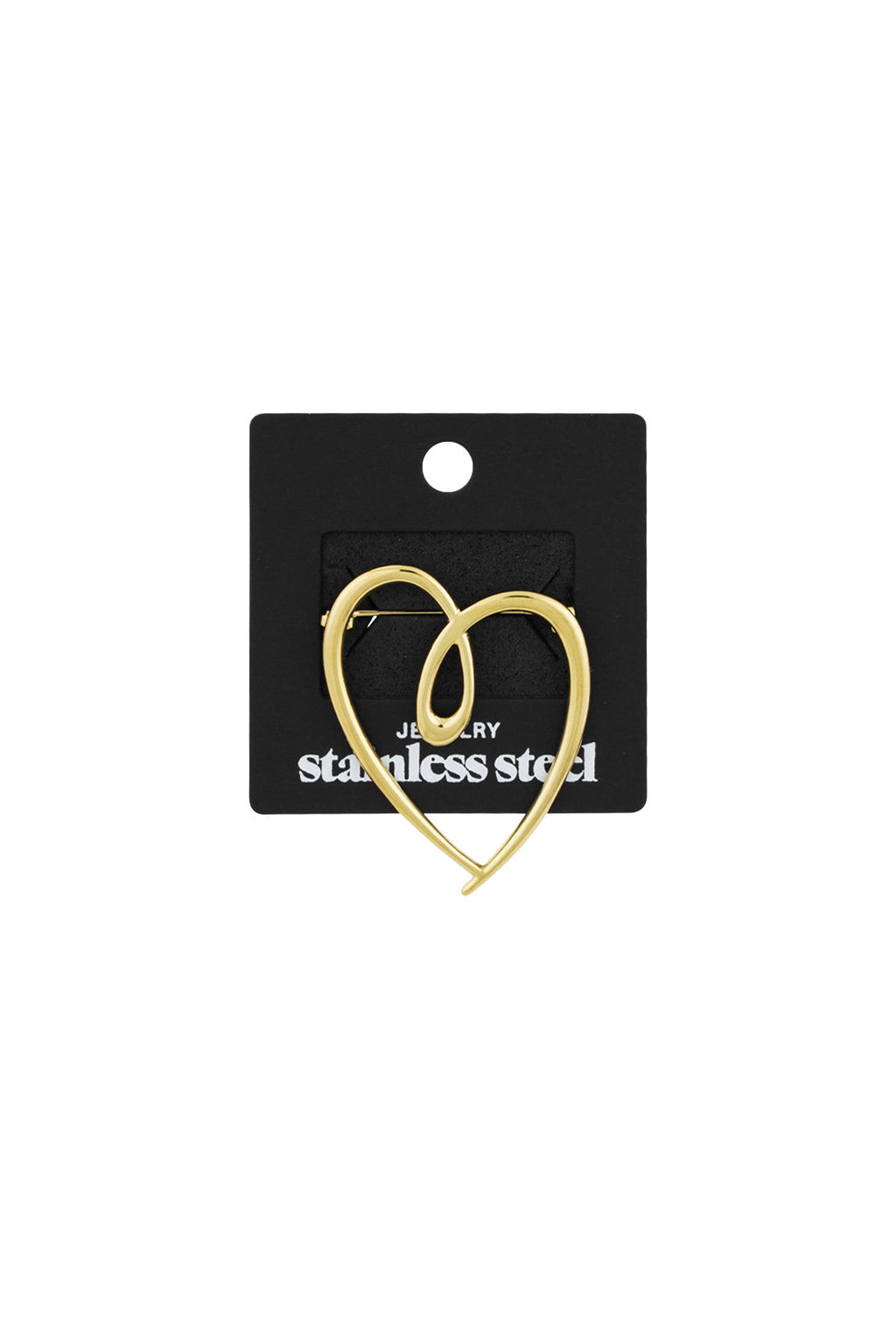 broche corazón loco