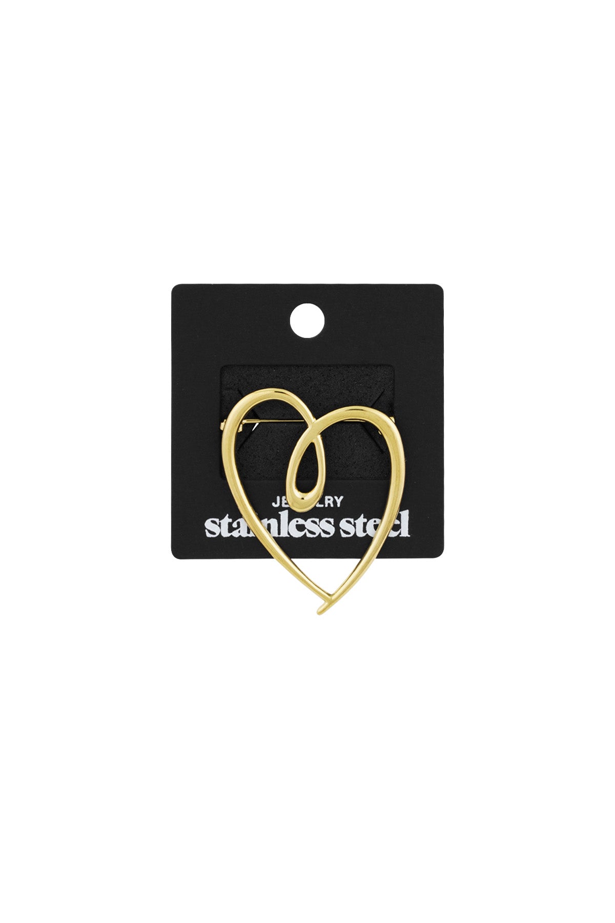 broche corazón loco