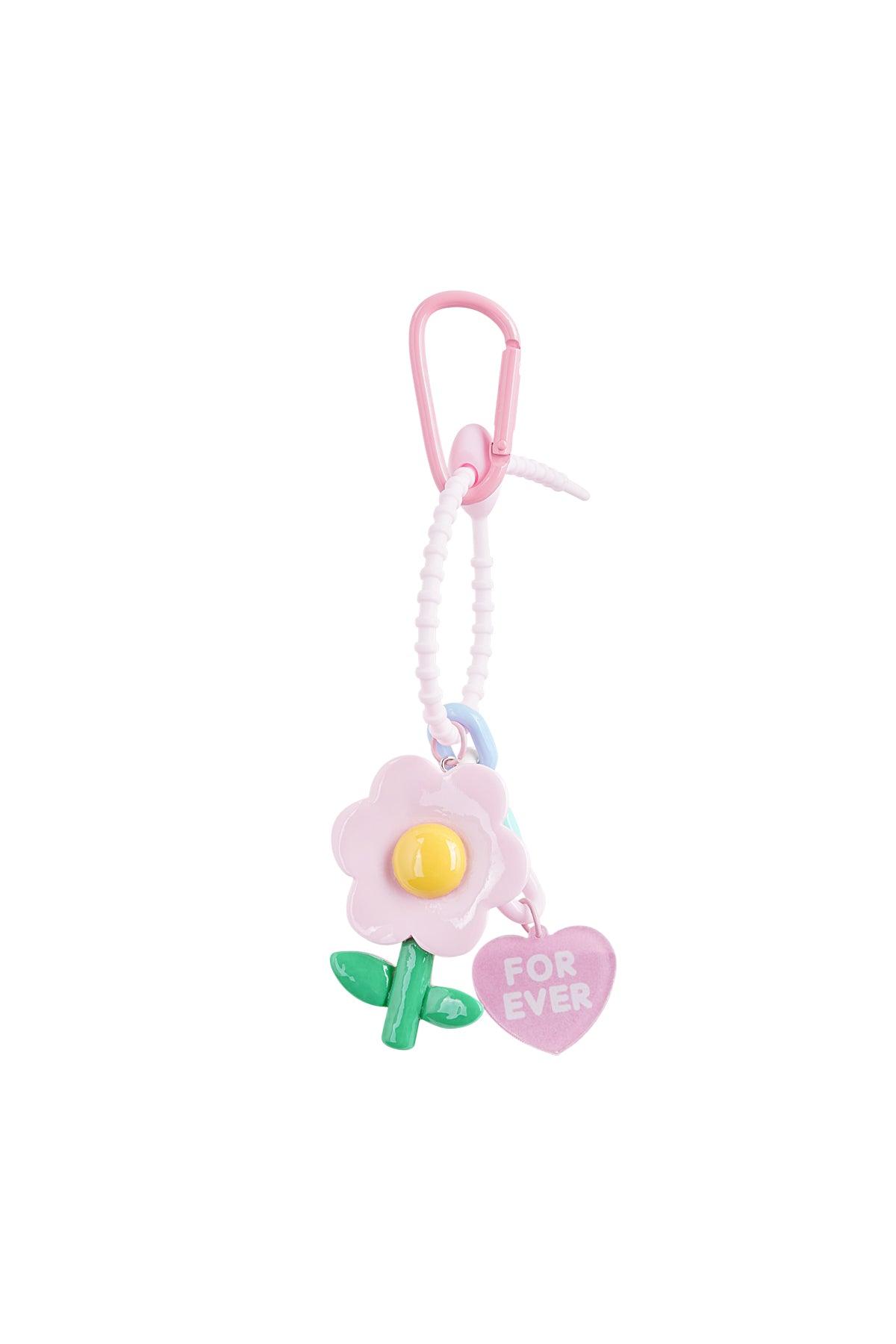 Charming Resin Flower Bag Charms for Spring/Summer